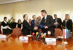 Signing of the Cooperation Agreement between the Ministry of Interior and the Judges Web